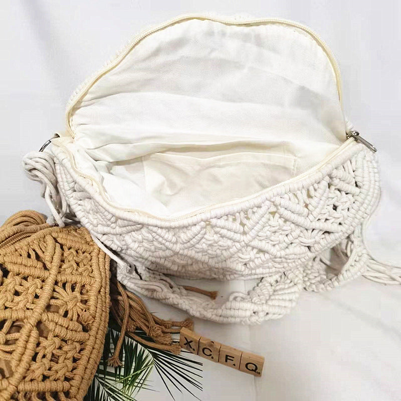 Creative Solid Color Cotton Thread Ingot Bag