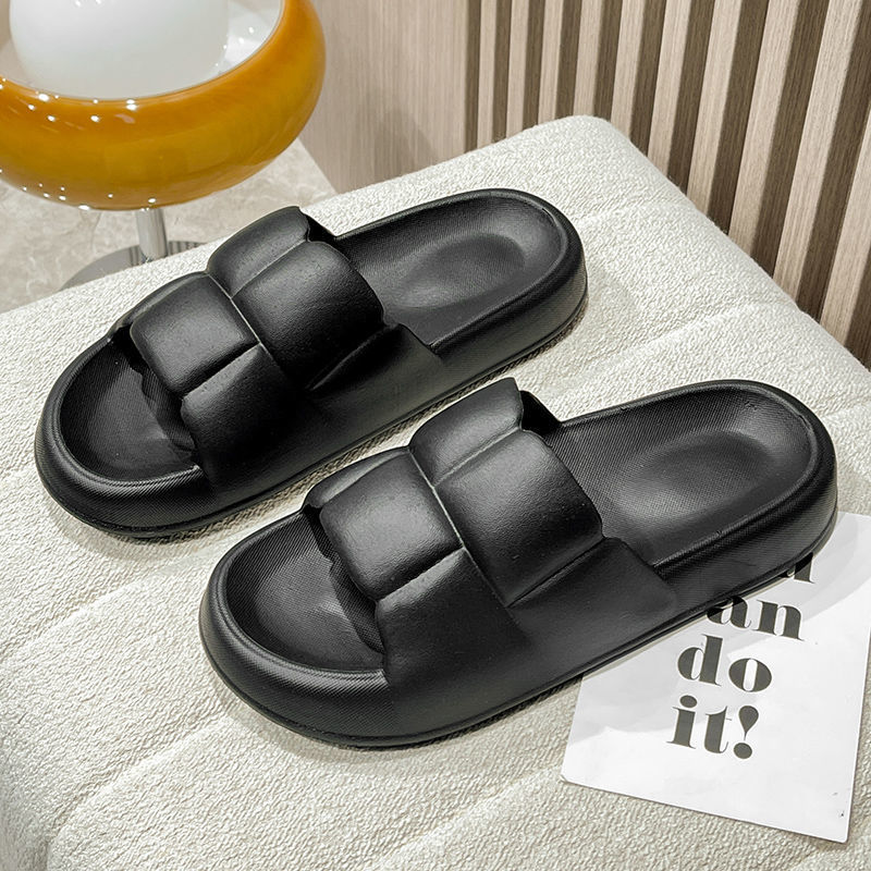 Non-slip Thick Bottom Home Couple Sandals And Slippers