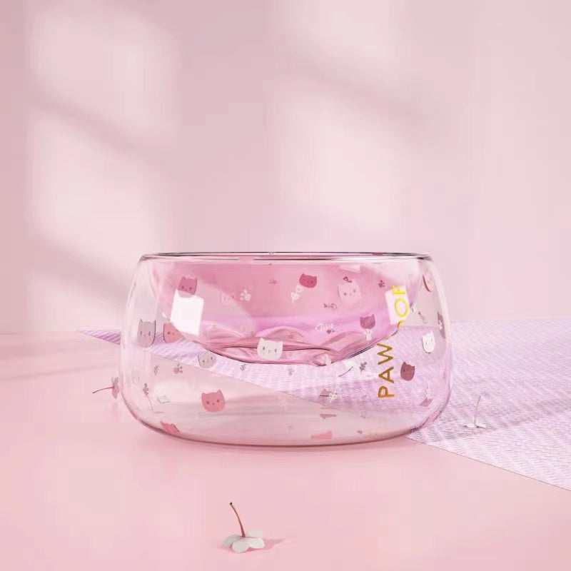 Home Creative Glass Cat's Claw Bowl