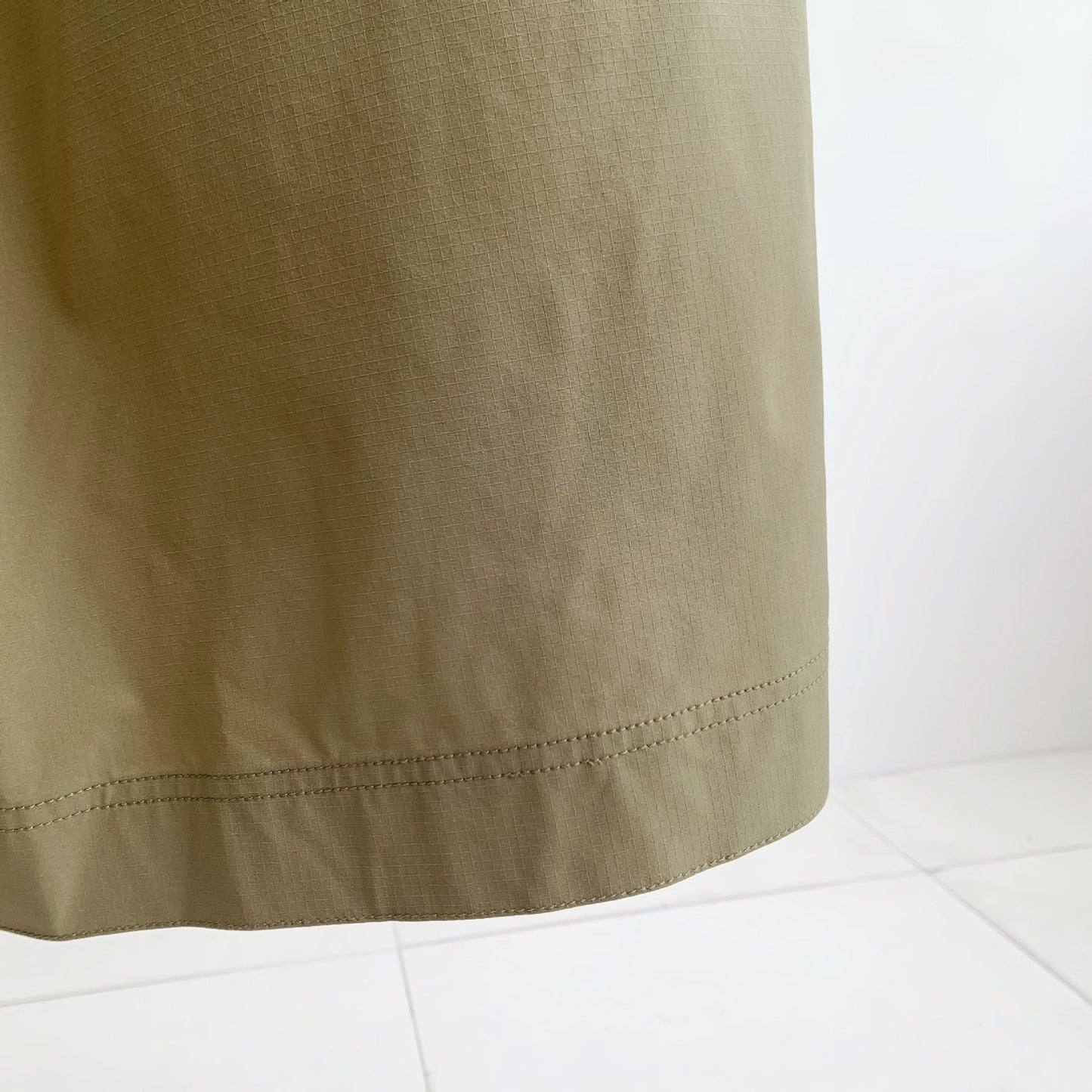 Løse vævede syede cropped wide-leg bukser til kvinder
