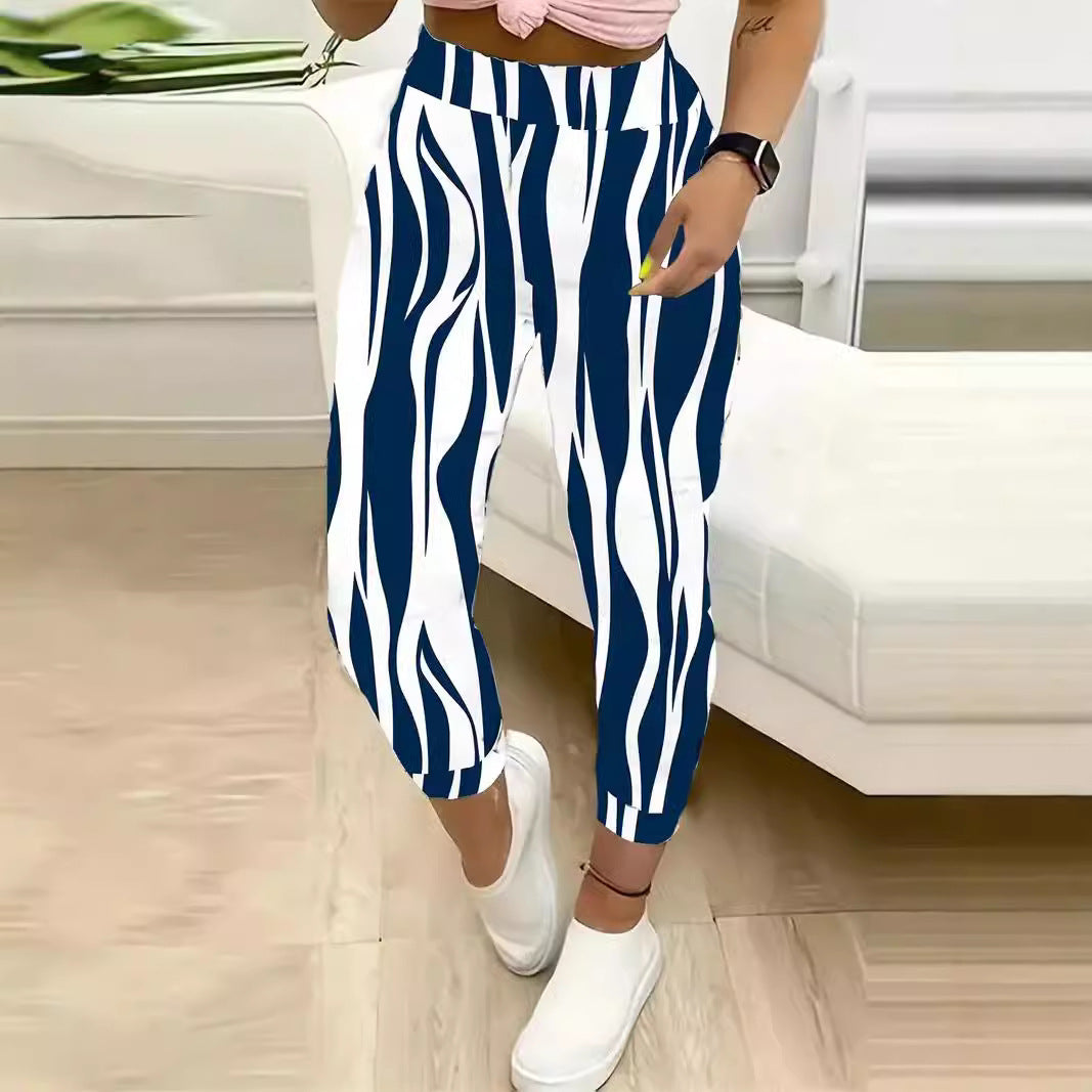 Women's Casual Trousers Lantern Ankle-tied Sports Pants