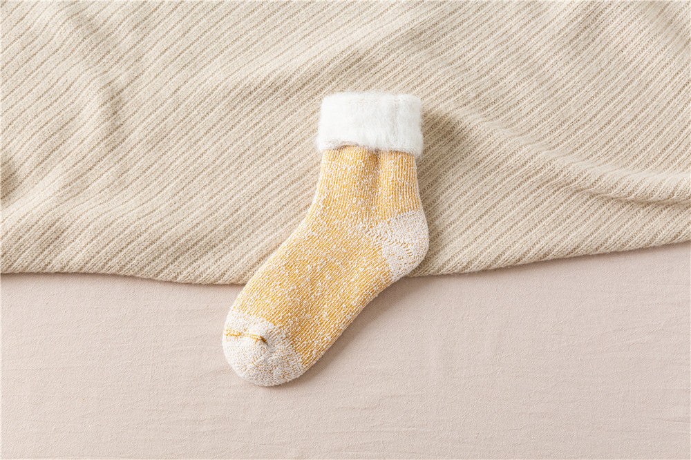 Cashmere sne-sokker til mænd i retro-stil til ældre og midaldrende
