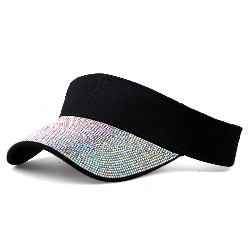 Female Dot Diamond Hollow Top Hat
