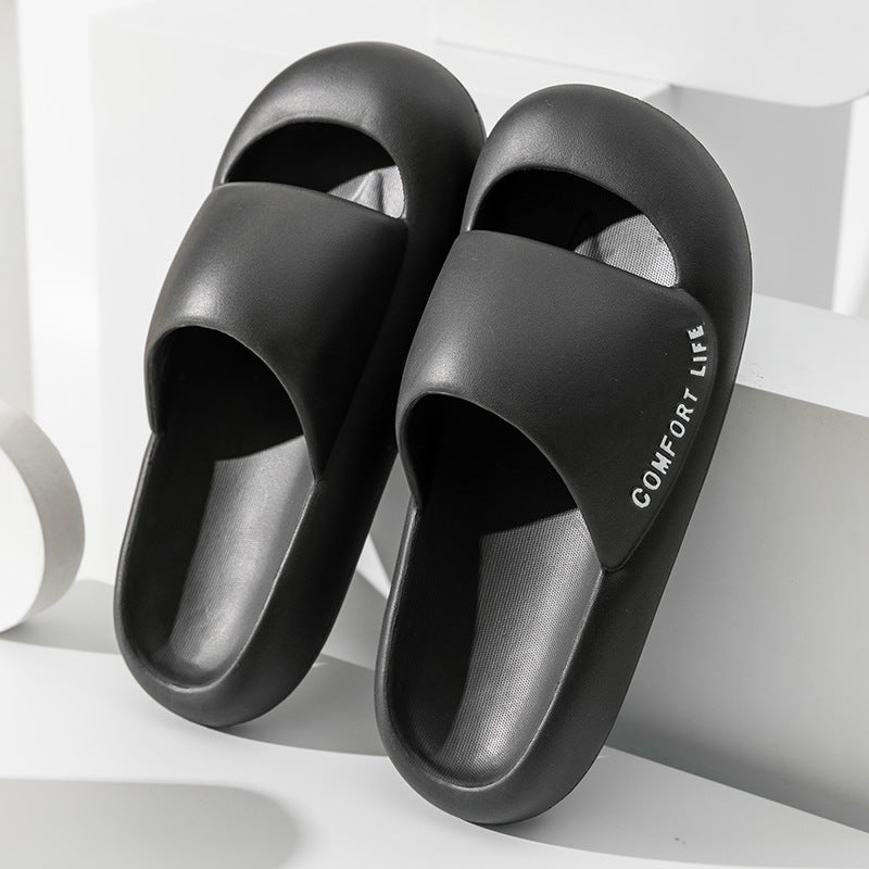 New Thick Bottom Indoor Home Non-slip Outdoor Wear Slippers