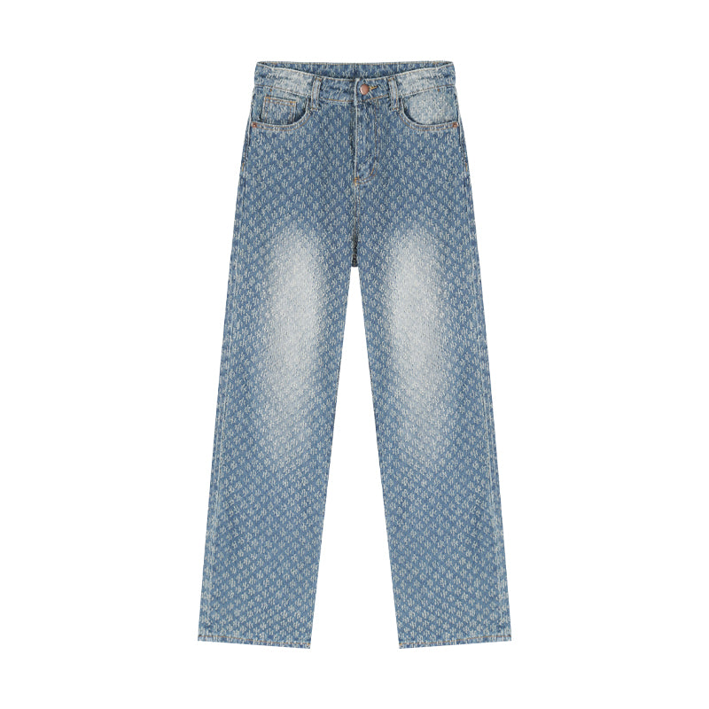 Women's Loose High Waist Wide Leg Jeans
