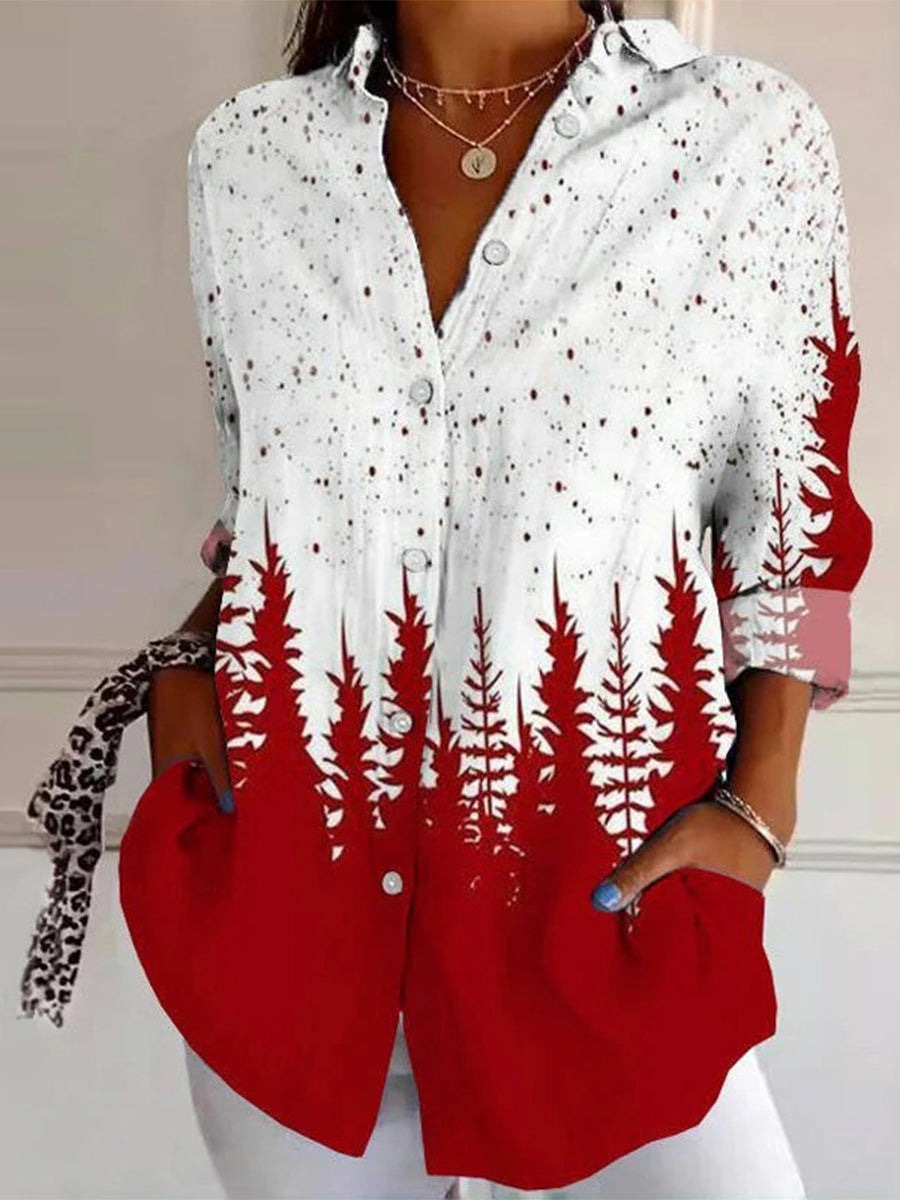 Digital Printing Long Sleeve Shirt Top 3D