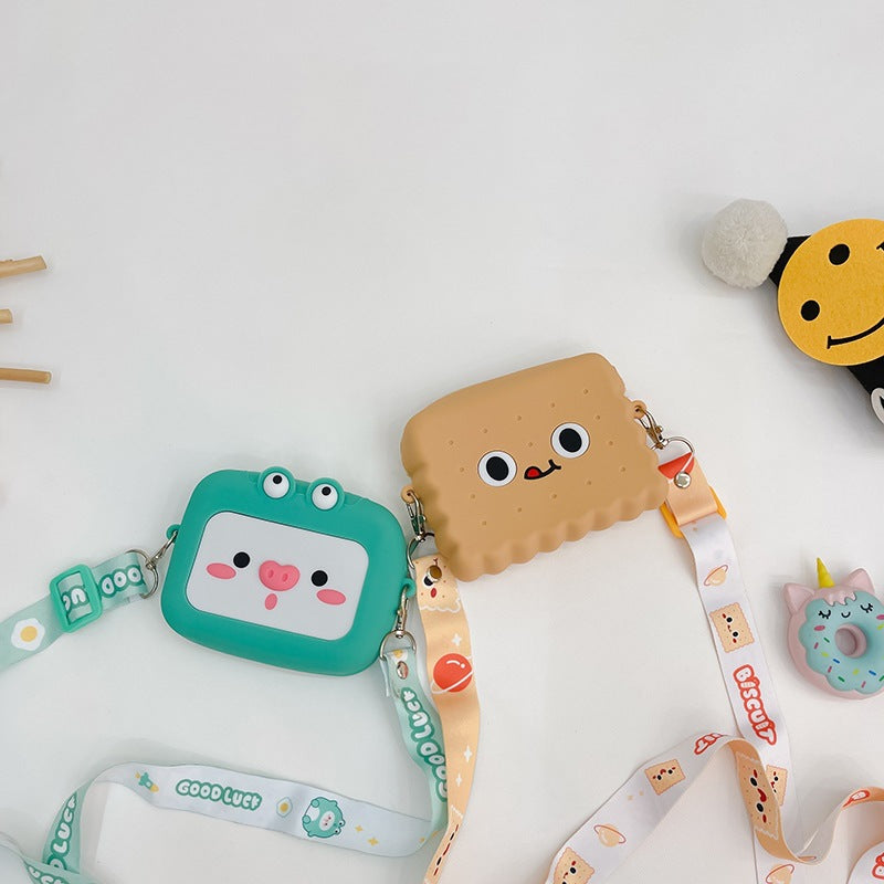Børns Mini Søde Trendy Skuldertaske i Silikone