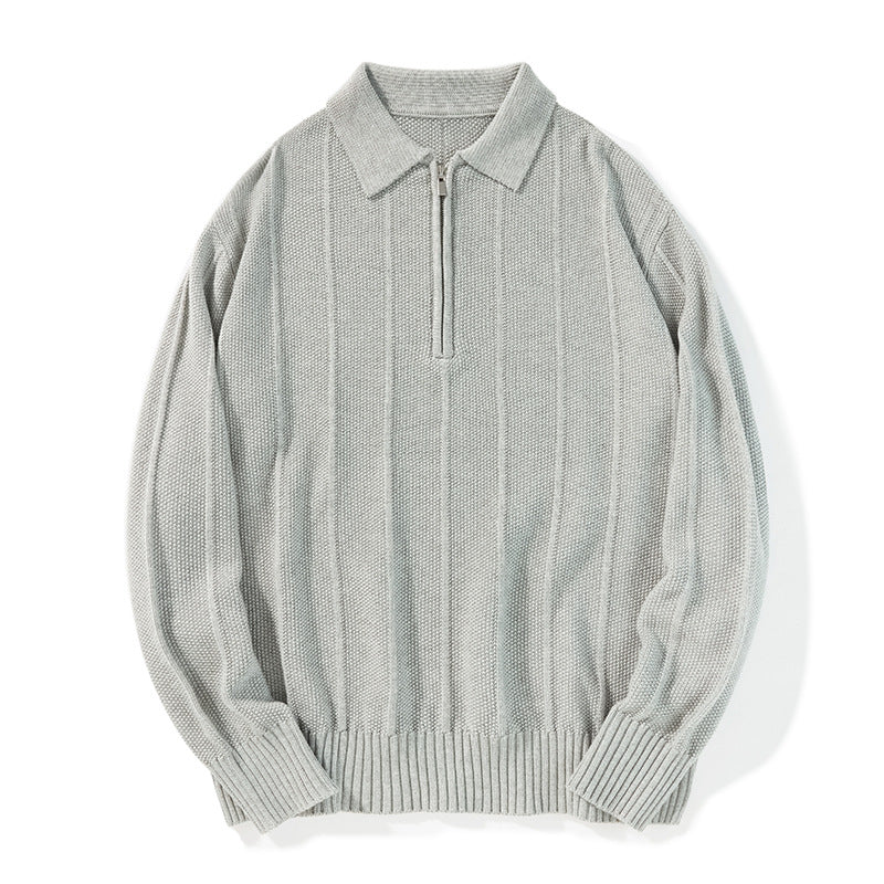 Waffle Knit Bottoming Shirt Versatile Tops Outerwear