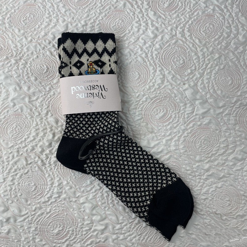Women's Mid-High Tube Calf Retro Style