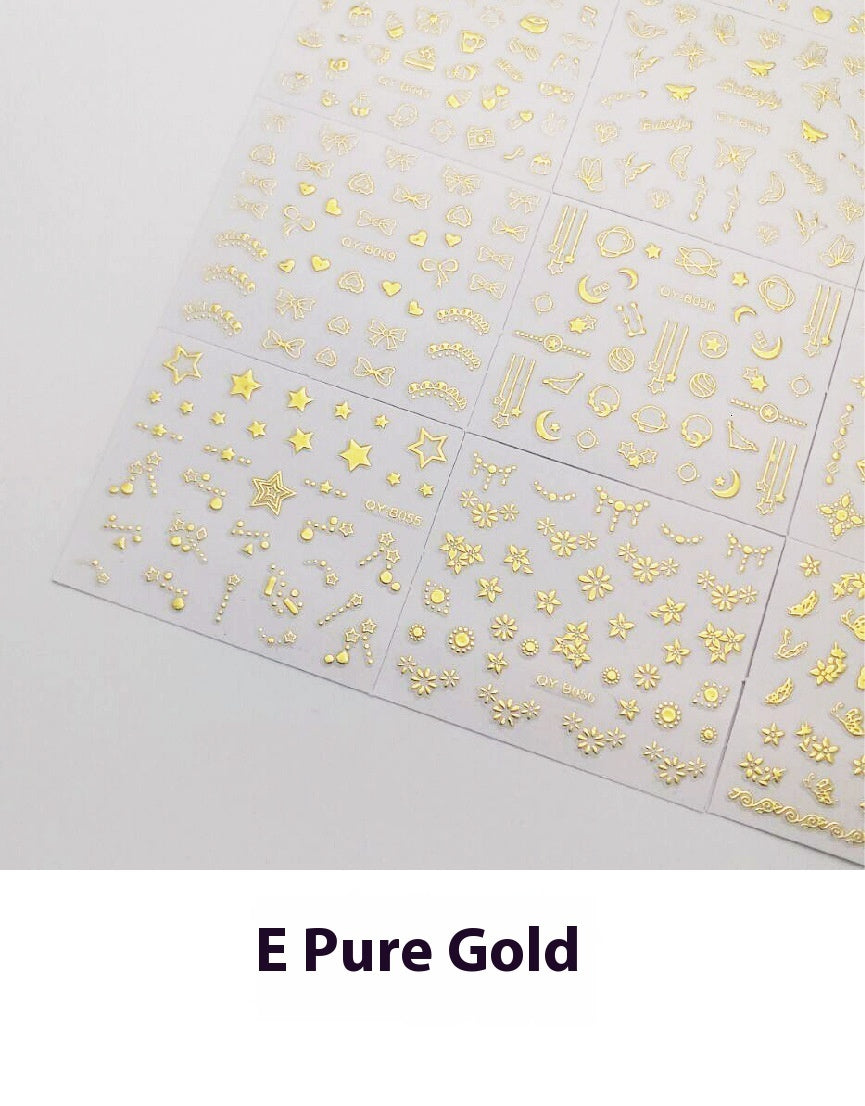 3D Nail Decoration Nail Sticker Set
