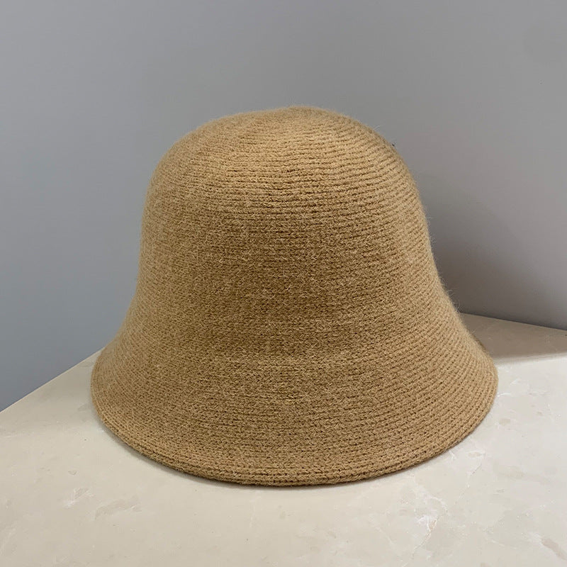 Women's Fashionable And Versatile Wool Knitted Fisherman's Hat