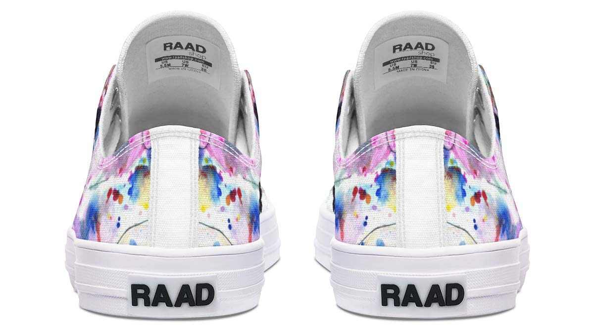 Fashion Print Couple Low-Top Canvas Shoes