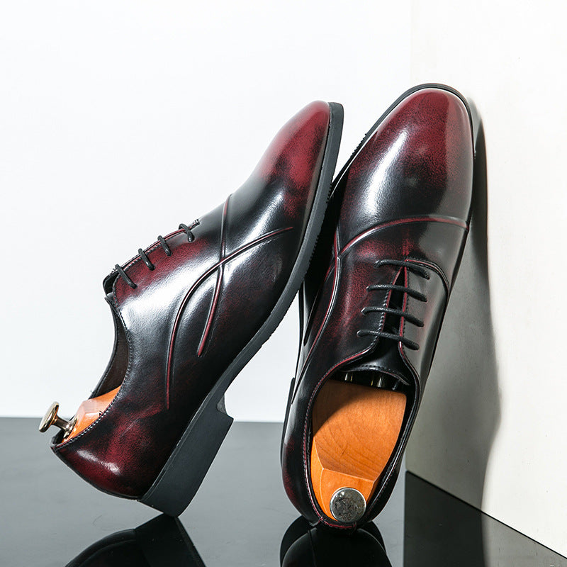 Outdoor Travel Fashion Personalized Men's Leather Shoes