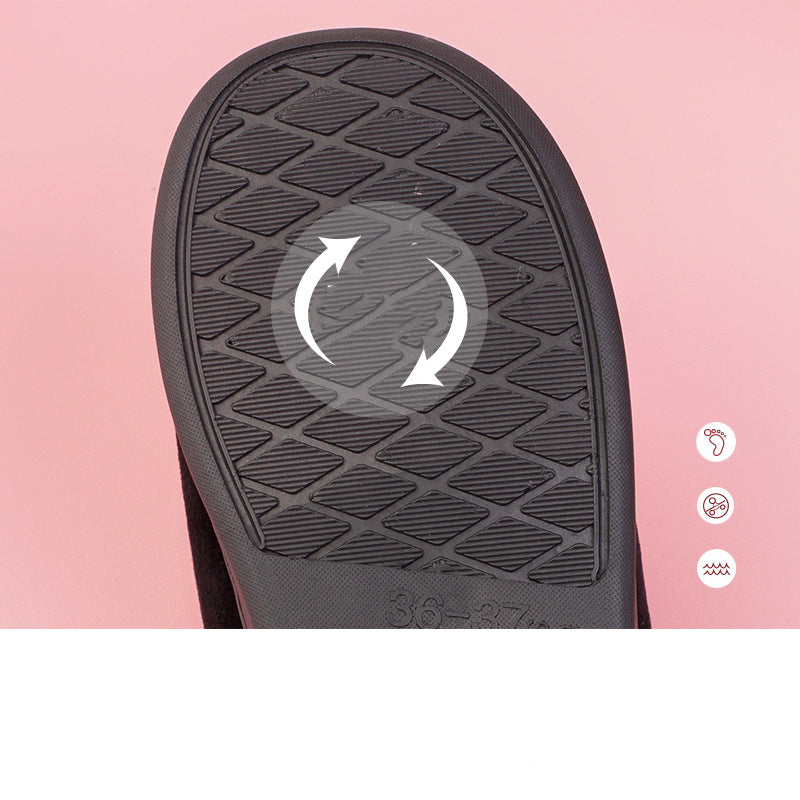 Men's Warm Thick-soled Household Non-slip Confinement Shoes