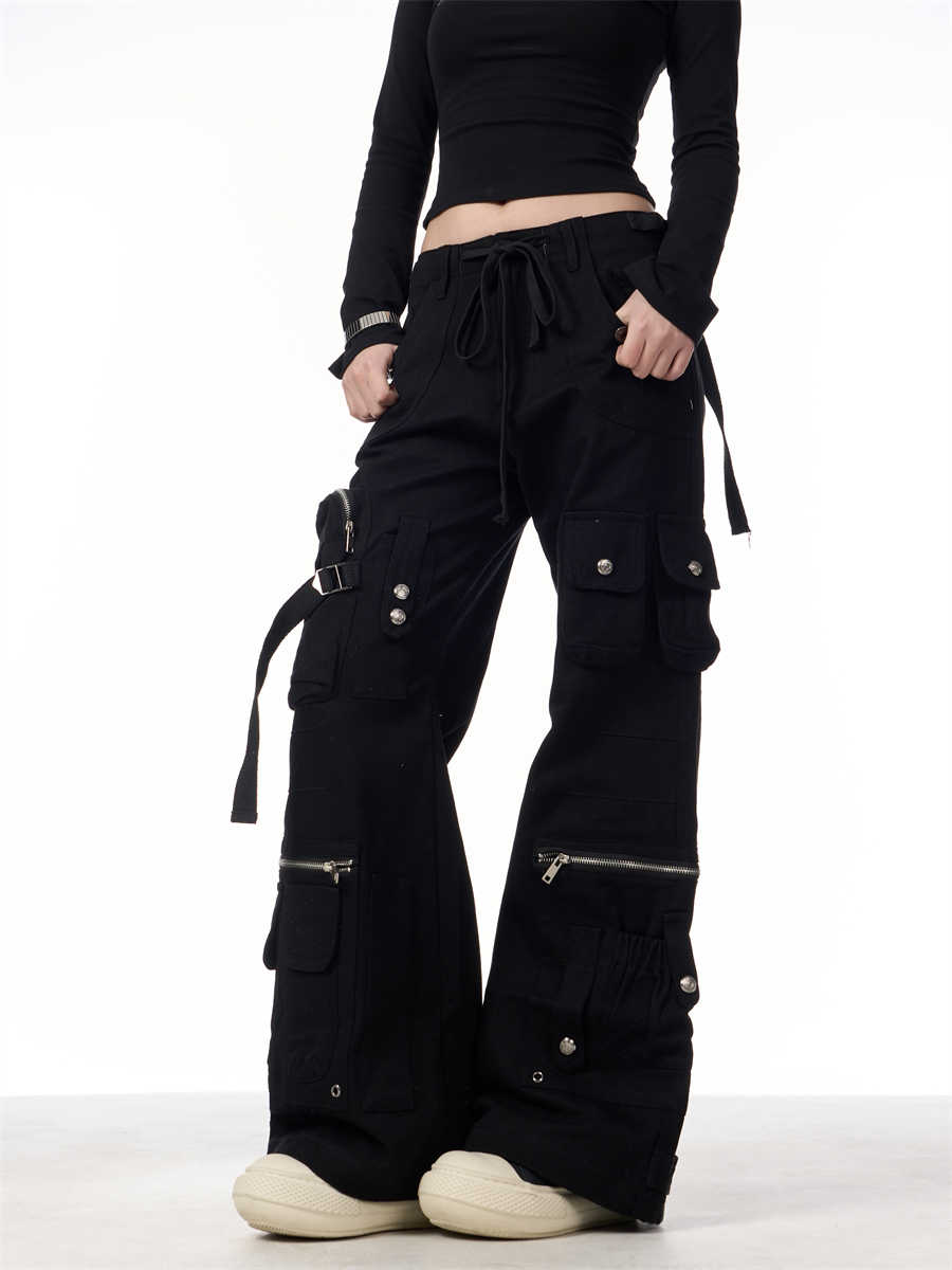 Spring New Loose Heavy Industry Straight-leg Trousers