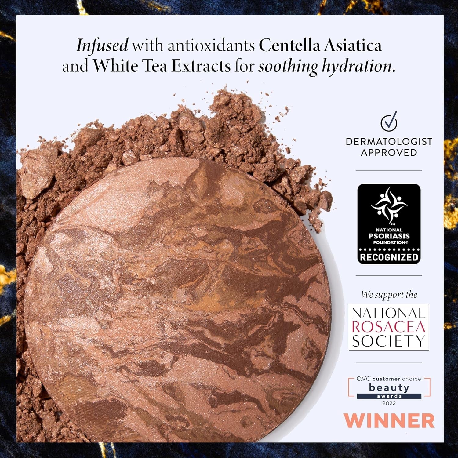 Daily Routine Kit (4 PC): Baked Balance-N-Brighten Foundation, Sand + Retractable Kabuki Brush + Blush-N-Brighten, Tropic Hues + Original Baked Highlighter, French Vanilla