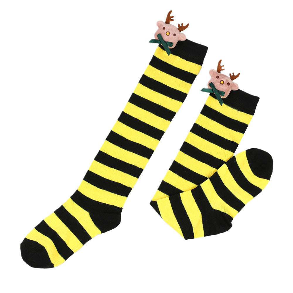Elk Children's Christmas Stockings Cartoon Doll