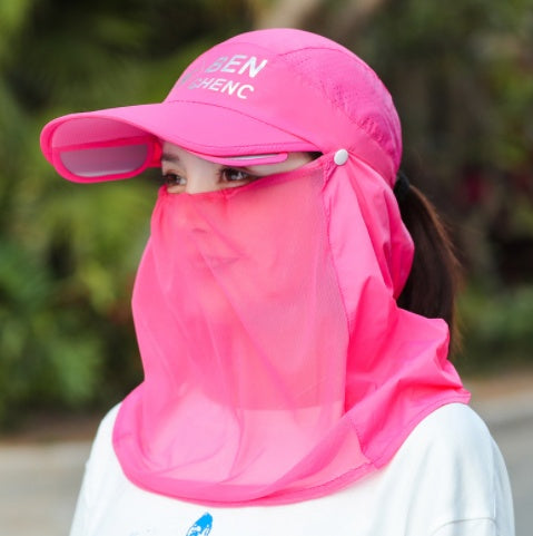 Outer Gauze Cover Face Cycling Hat Korean Version Tide All Match