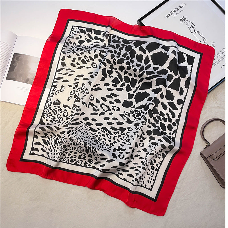 Silketørklæde Sort Paisley Bælte Dekorativ Taljeforsegling Hårbånd
