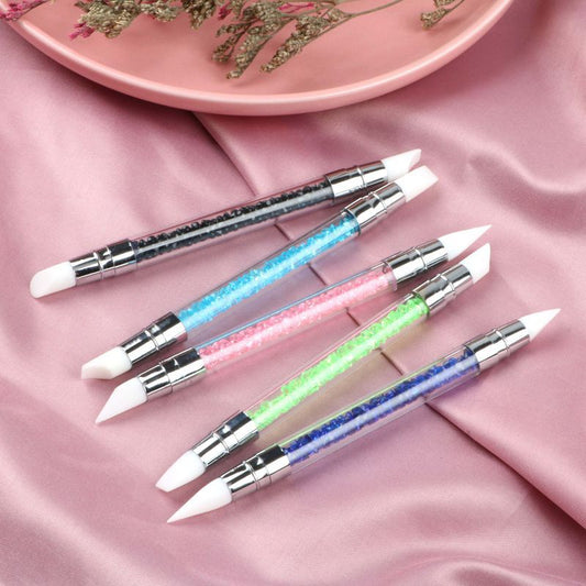 Nail Art Silicone Pen Engraving And Embossing Double Head