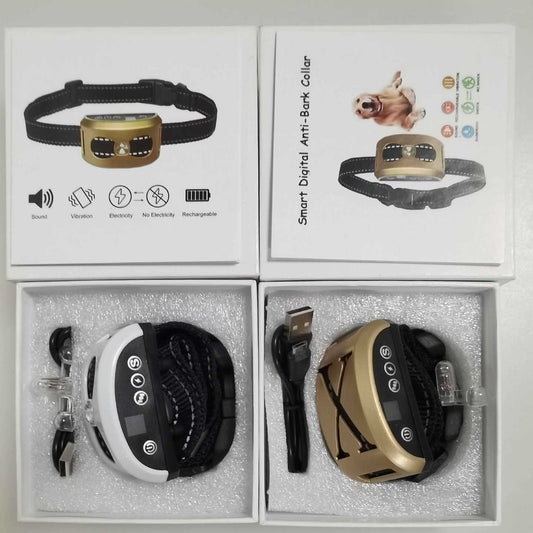 Pet Bark Stopper Electric Shock Vibration Collar
