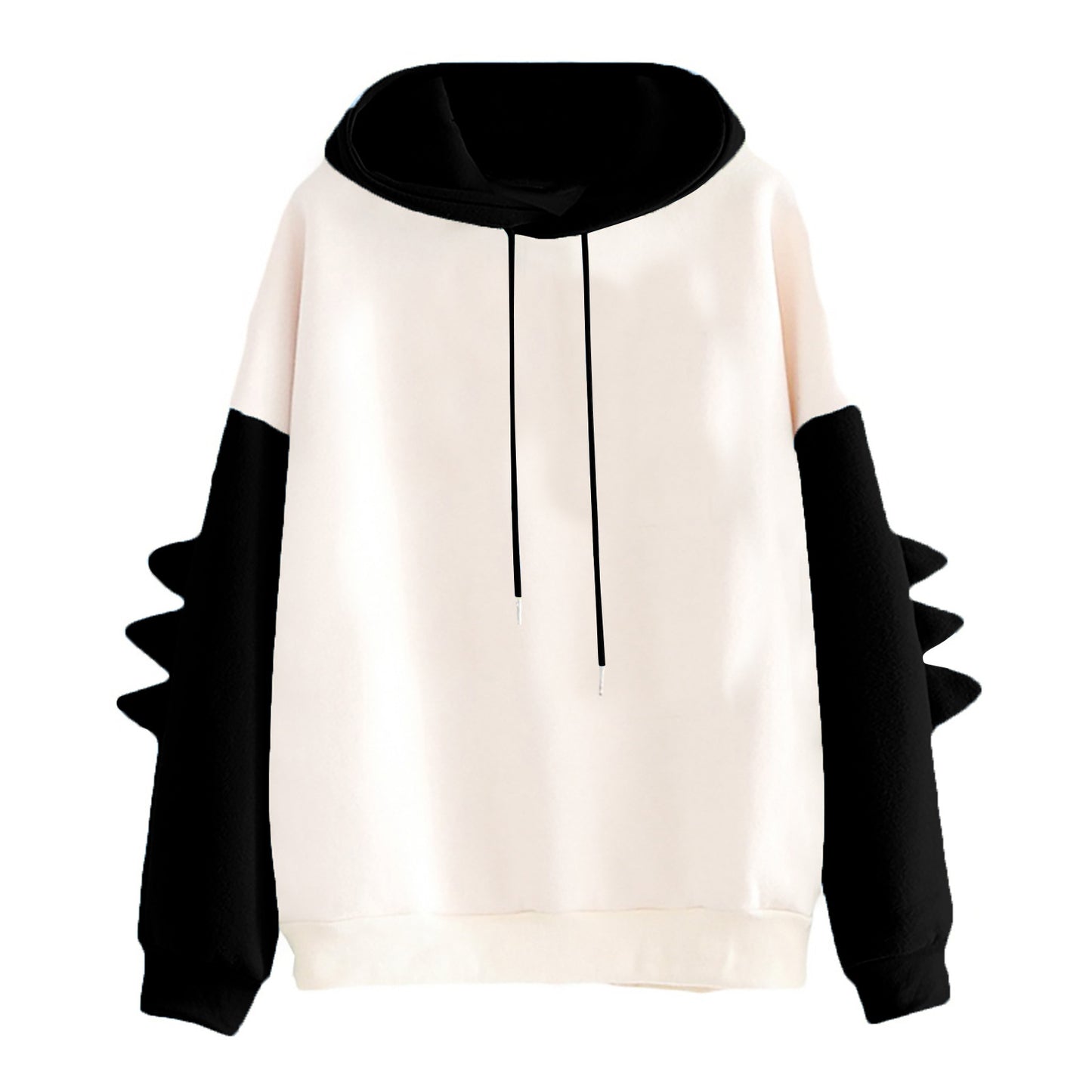 Cartoon Dinosaur Contrast Color University Style Korean Style Sweater