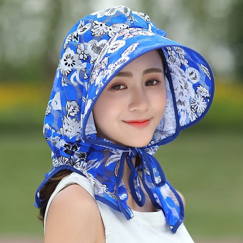 Sun Visor Children Foldable Seaside Beach Hat Sun Hat Outdoor Large Brim Shade Hat