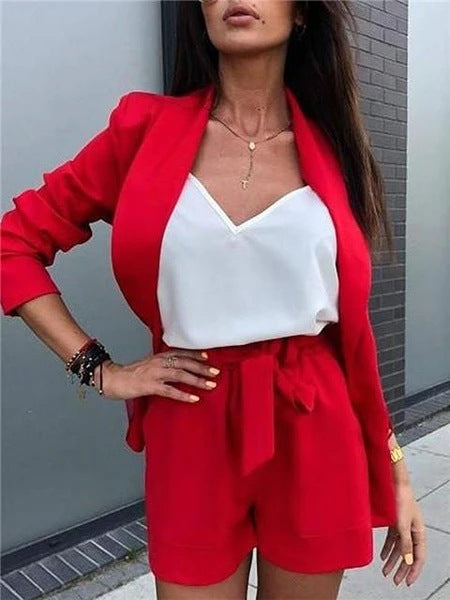 Temperament Women's Fashion Casual Lapel Cardigan