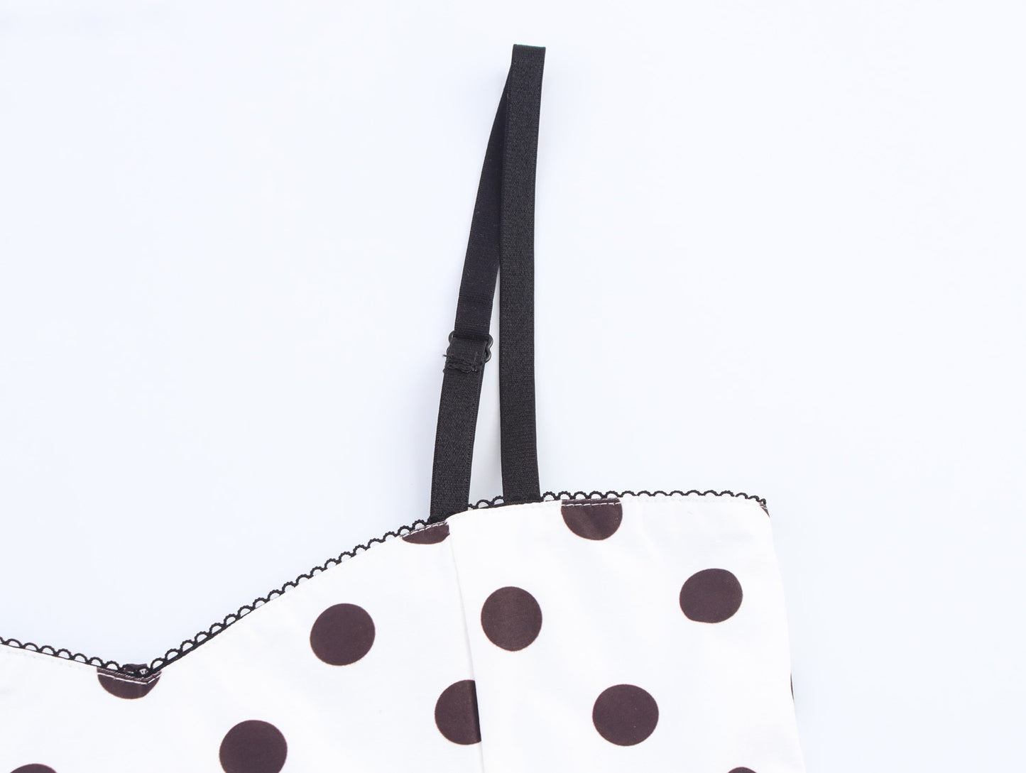 Summer European And American Style Polka Dot Corset Strap Top