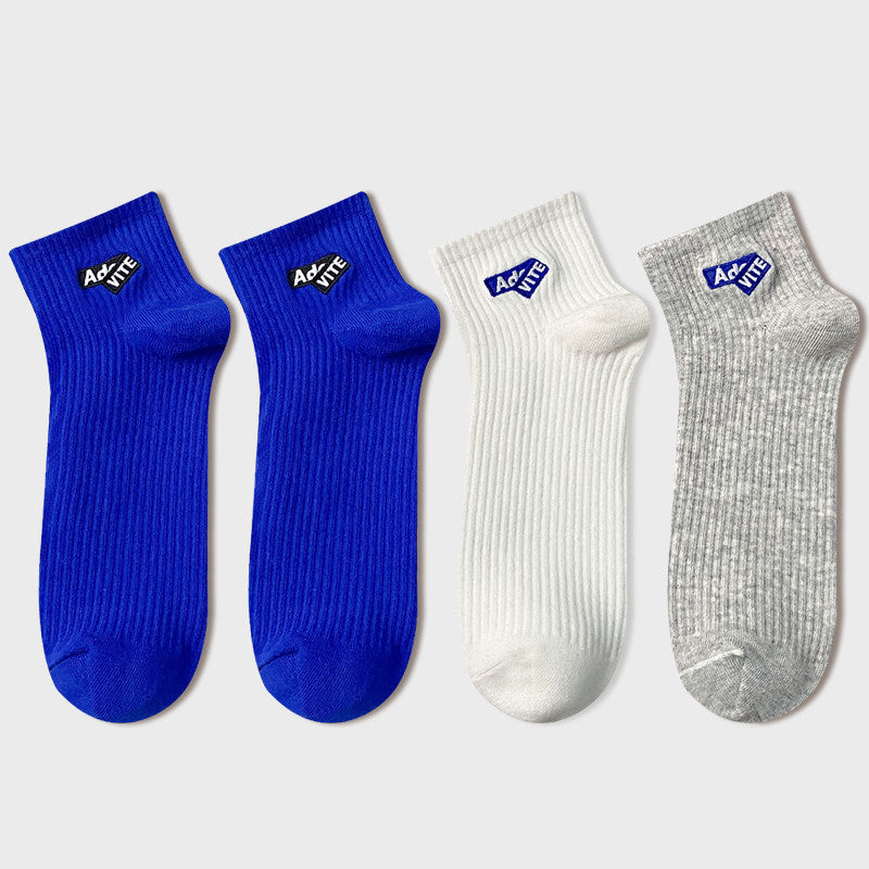 Cotton Deodorant And Sweat-absorbing Socks