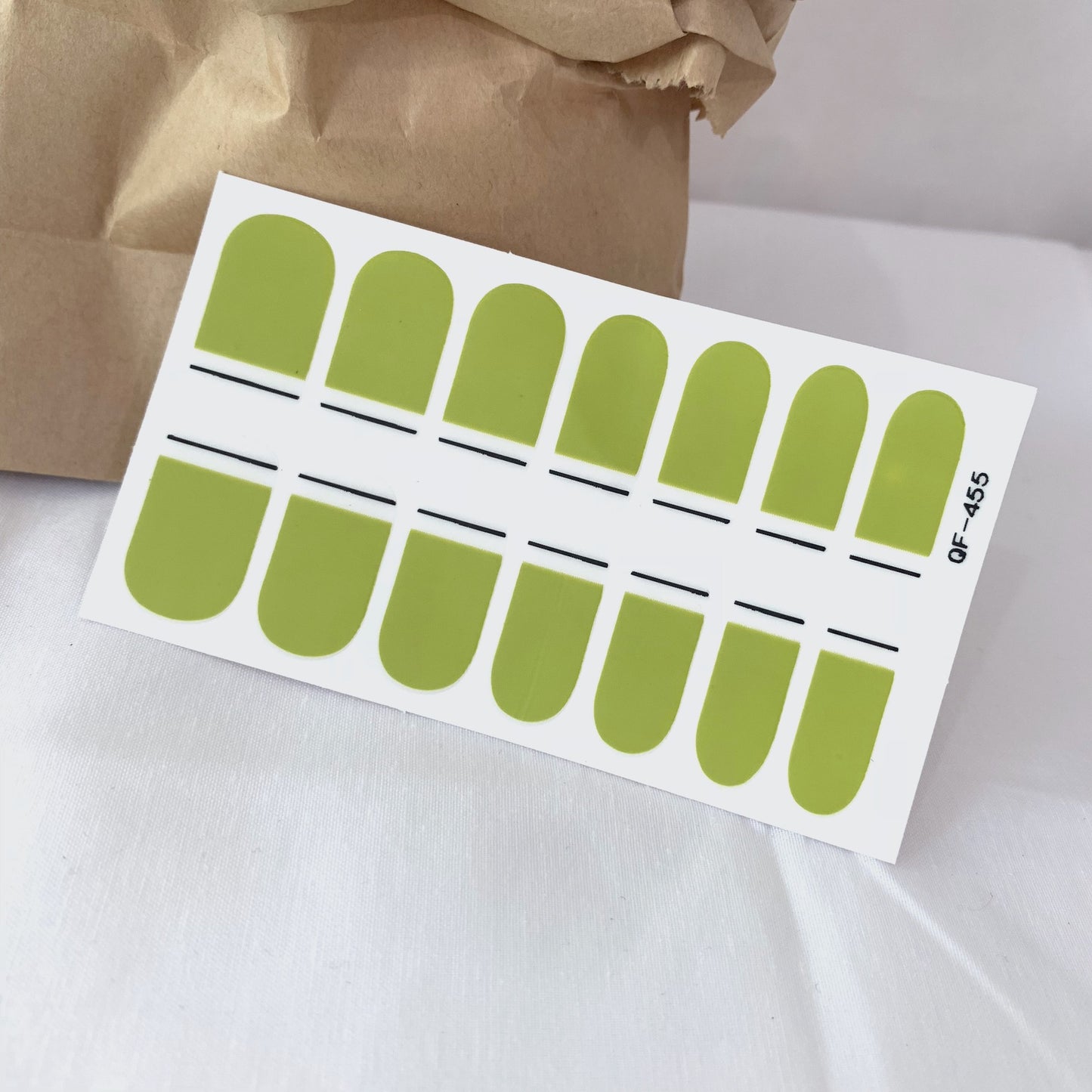 Fashion Tearable Waterproof Nail Sticker