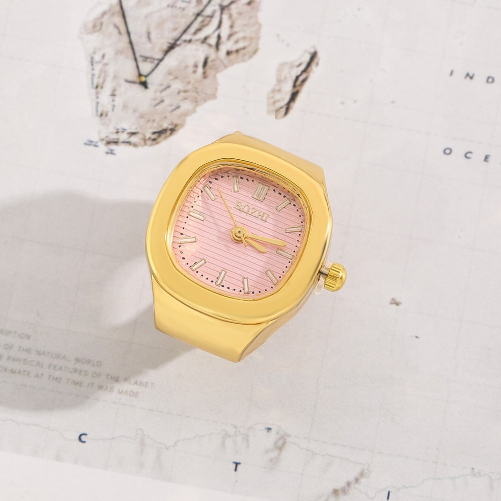 Sale Square Ring Watch Popular Models Can See The Time