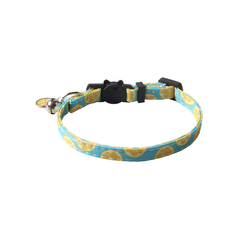Fruit Blossom Series Bow Tie Cat Collar