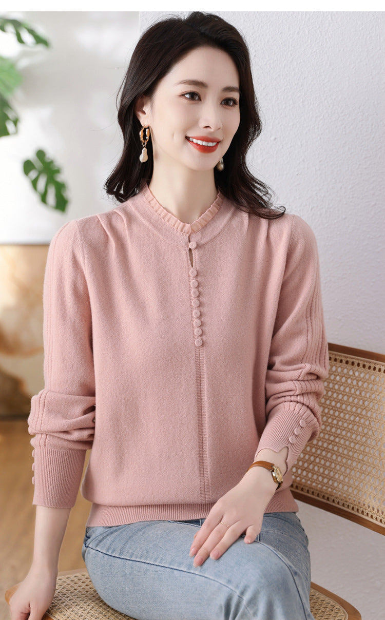 Women's Wool Sweater Autumn And Winter Loose
