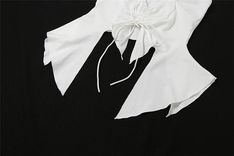 Fashion Neck Lace Hollow Slim Vest
