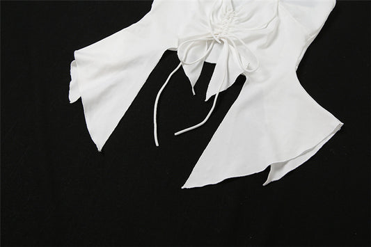 Fashion Neck Lace Hollow Slim Vest