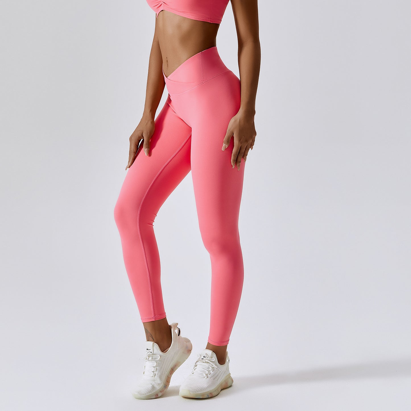 Breathable Cross Waist Tight Quick-drying Pants