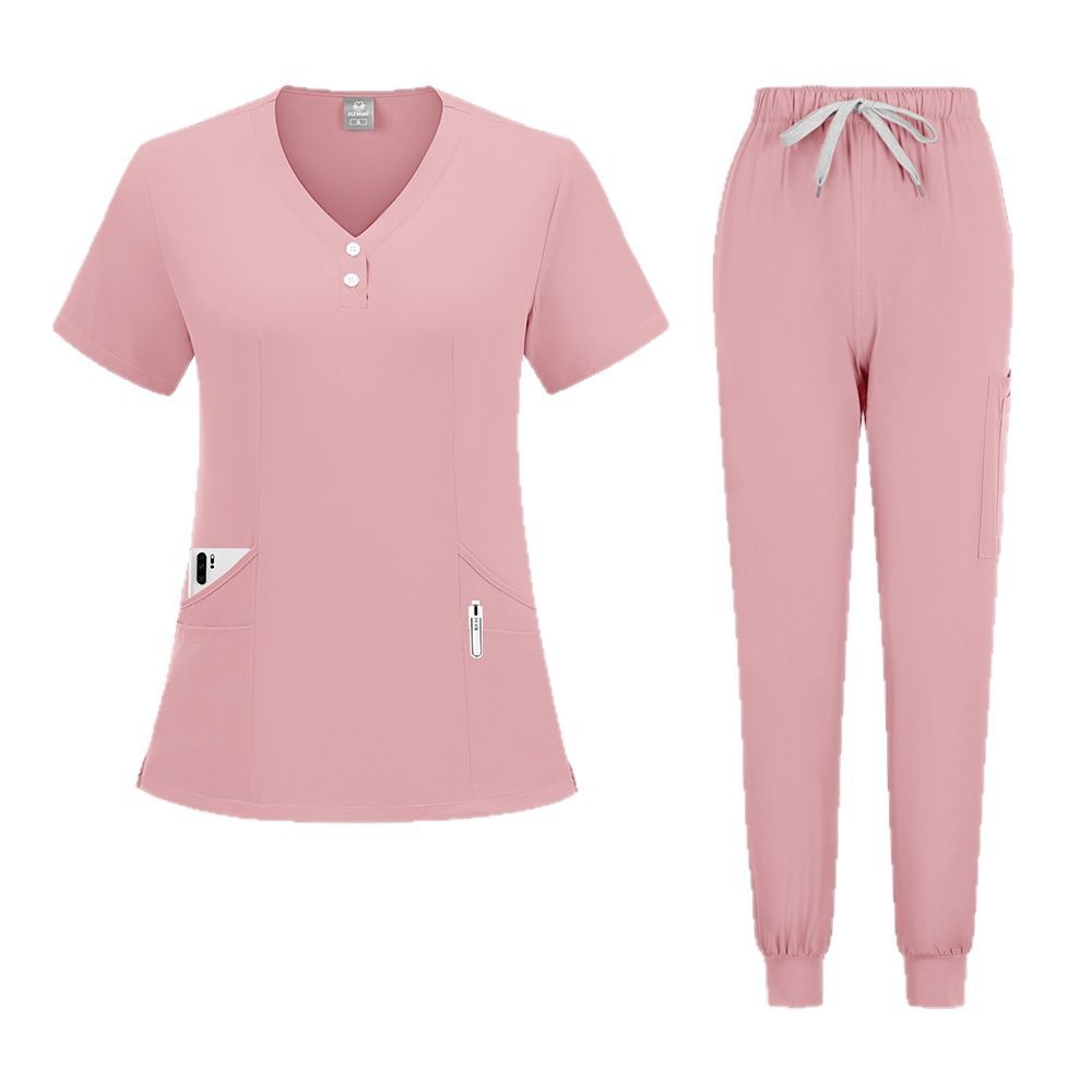 Work Uniform Scrub Top And Pants Nursing Set