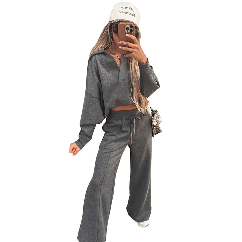 Winter Womens Casual Long-Sleeve Set
