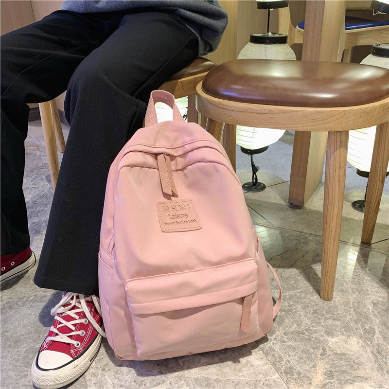 Robust Rygsæk Til Mænd Og Kvinder Koreansk Version Skolerygsæk Til Folkeskolen Og Gymnasiet Udendørs Store Rejsetasker Med Stor Kapacitet