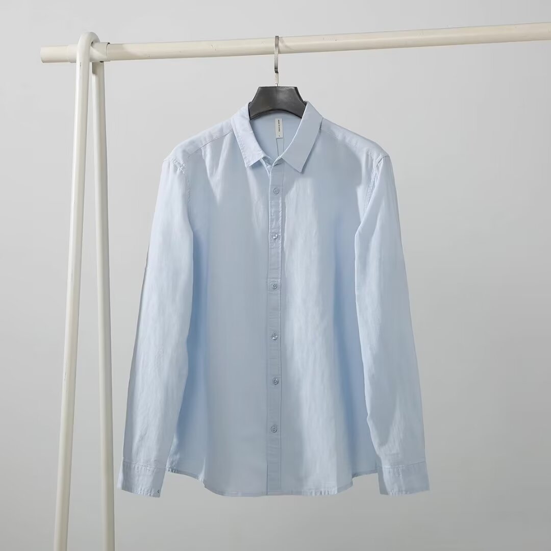 Men's Loose And Simple Artistic Youth Leisure Linen Shirt