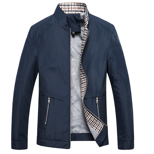 Vinter Tyk Business Casual Jakke med Opretstående Krave