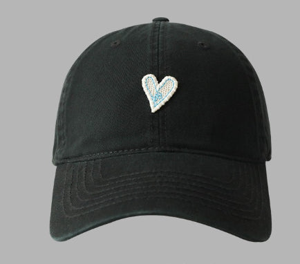 Retro Sweet Big Head Circumference Soft Peaked Cap