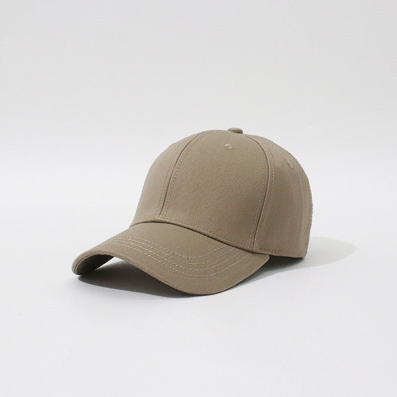 New Hard Top Solid Color Simple Fashion Household Baseball Hat