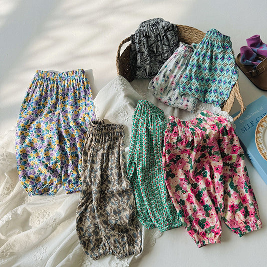 Children's Anti-mosquito Pants Thin Bloomers Soft Children