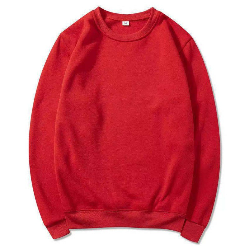 Mænds afslappede sweatshirt med rund hals