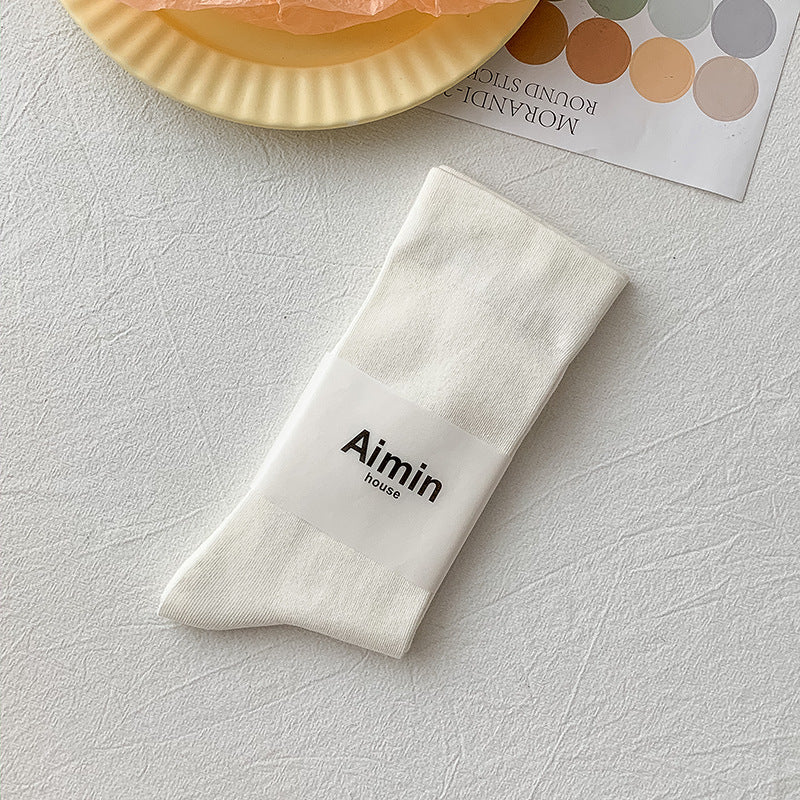 Korean Version Of Pure Cotton Ladies Socks