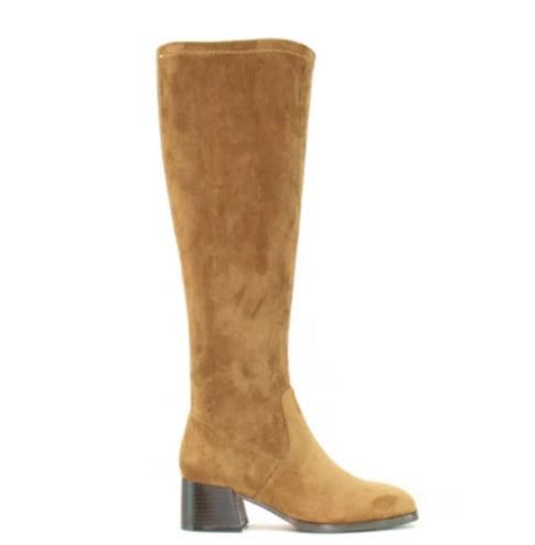 Women's Solid Color Fashion Frosted Long Martin Suede Boots