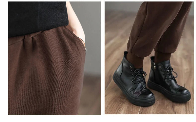 Harlan Pants With A Loose Waist And A Slim Waist