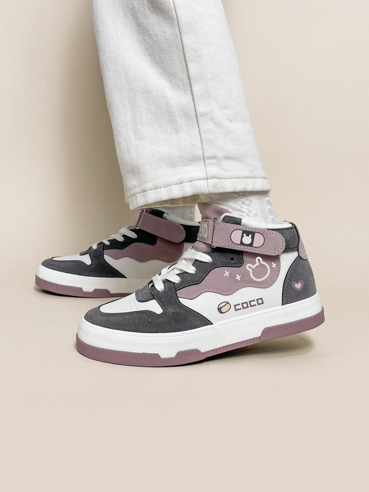 Fashion Personality Cute Women's High Top Shoes